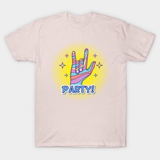 Party Pop Art Design T-Shirt